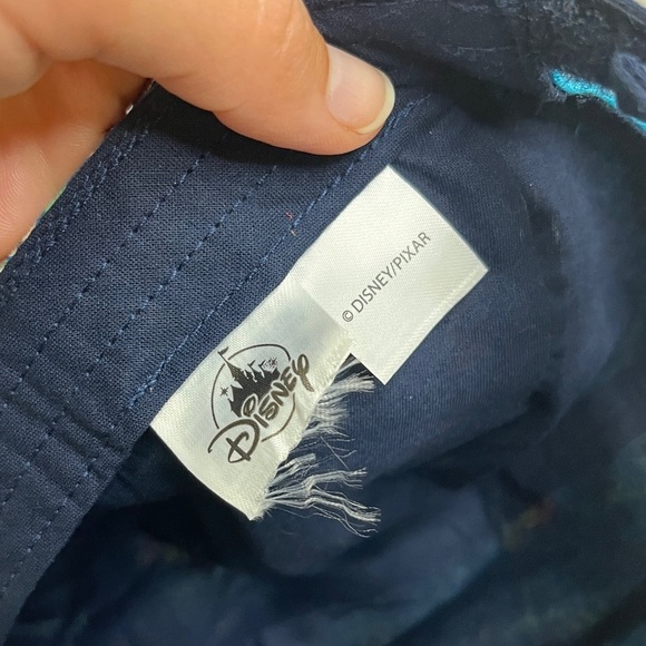 Disney Parks Monster Inc. 5 Panel Hat Cap Adult Unisex “Monster Fun” Teal, Blue - Picture 6 of 10